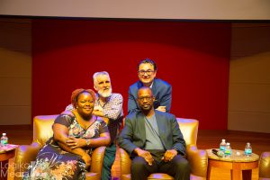 Panelists at film screening event