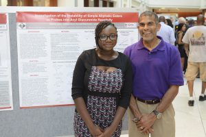 Aishat and her 2015 mentor, Dr. Anthony Borel from Lilly
