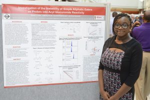 Aishat at 2015 Project SEED poster session