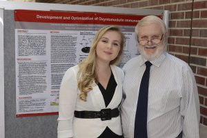 Anna with her father at 2015 Project SEED Poster Session