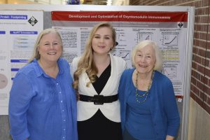Anna with her mother and grandmother at the 2015 Project SEED Poster Session