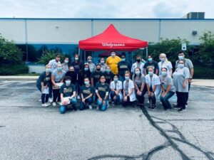 COVID vaccine Gleaners drive