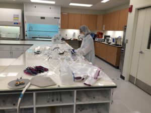 FAMES lab 3D printed face shield production