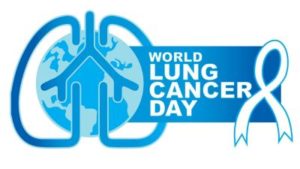 world lung cancer day logo