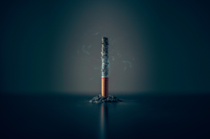 cigarette burning down