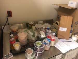 Food that has been measured by CTSI dietitian