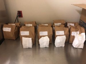 Food that has been packaged by CTSI dietitian