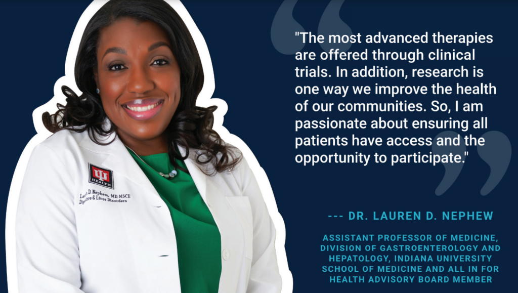 Lauren Nephew featured in Indianapolis Recorder ad